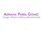 Dra. Adriana Parra Gómez