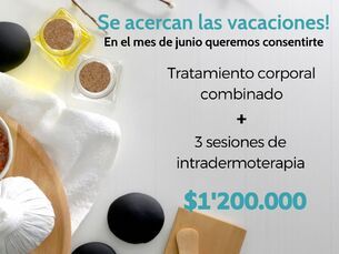 Tratamiento corporal combinado + 3 sesiones de intradermoterapia