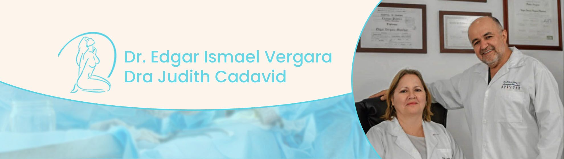 Dr. Edgar Ismael Vergara y Dra Judith Cadavid.