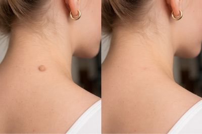 Antes y después de Verrugas