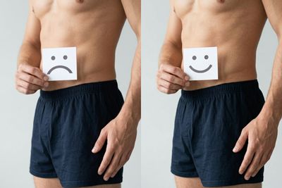 Antes y después de Engrosamiento de pene