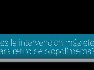 ¿Cuál es la mejor técnica para retirar los biopolímeros?