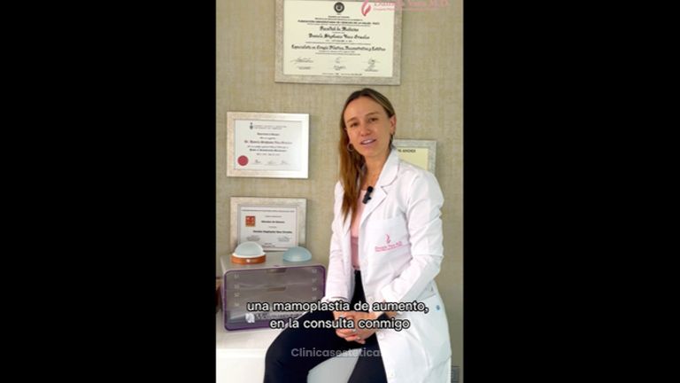 Mamoplastia de aumento - Dra. Daniela Stephania Vaca Grisales