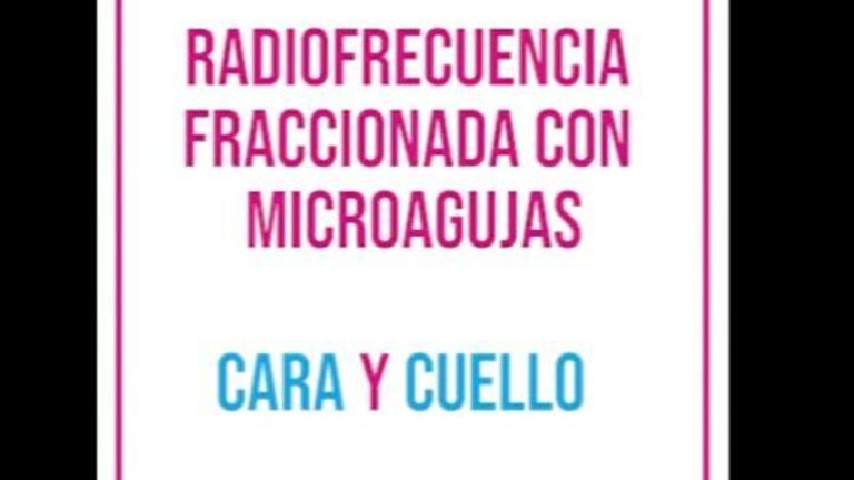 Radiofrecuencia Fraccionada con Microagujas