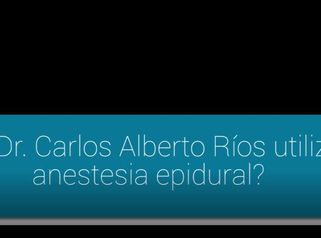 ¿Qué tipo de anestesia utiliza el Dr. Ríos?