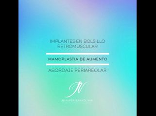 Mamoplastia de aumento - Dra. Jennifer Vera Bolívar